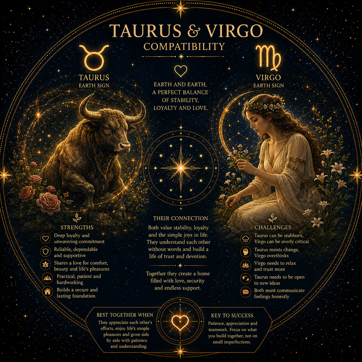 Taurus and Virgo Compatibility